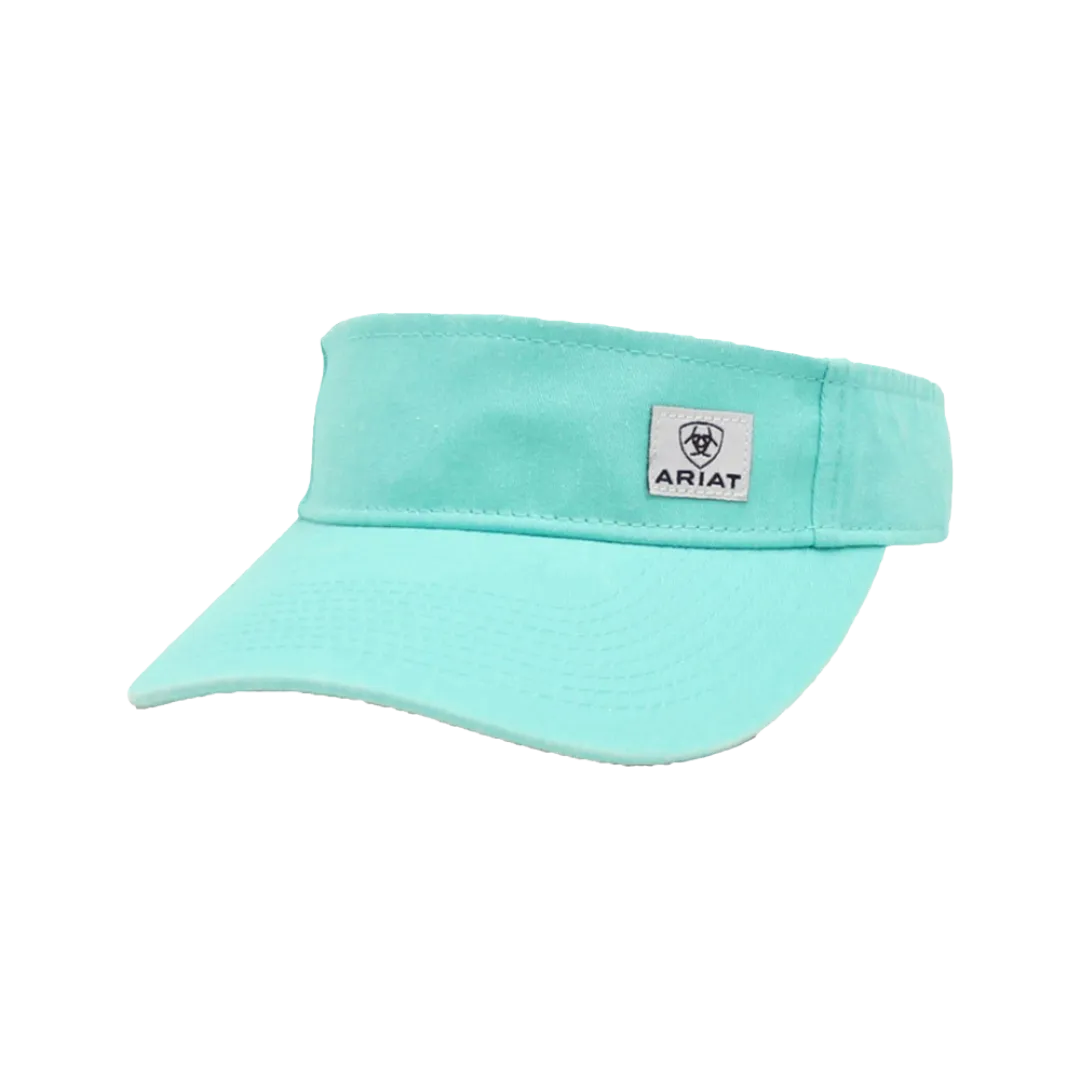 Ariat M&F Turquoise Velcro Logo Patch Visor