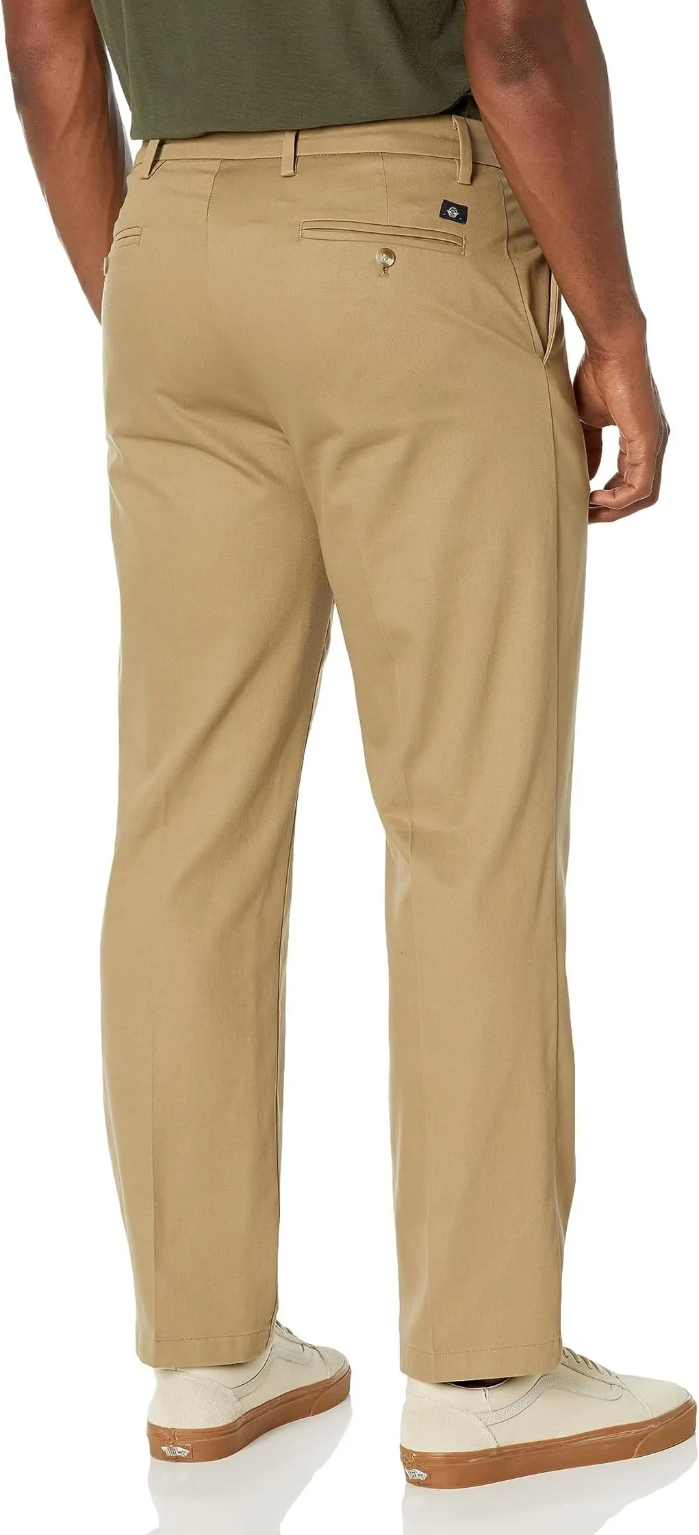 Dockers Signature Regular Fit Khaki Iron Free Stain Resistant Pants New British Khaki color