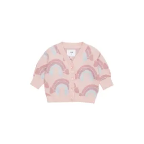 Huxbaby Rain Bows Boxy Cardi