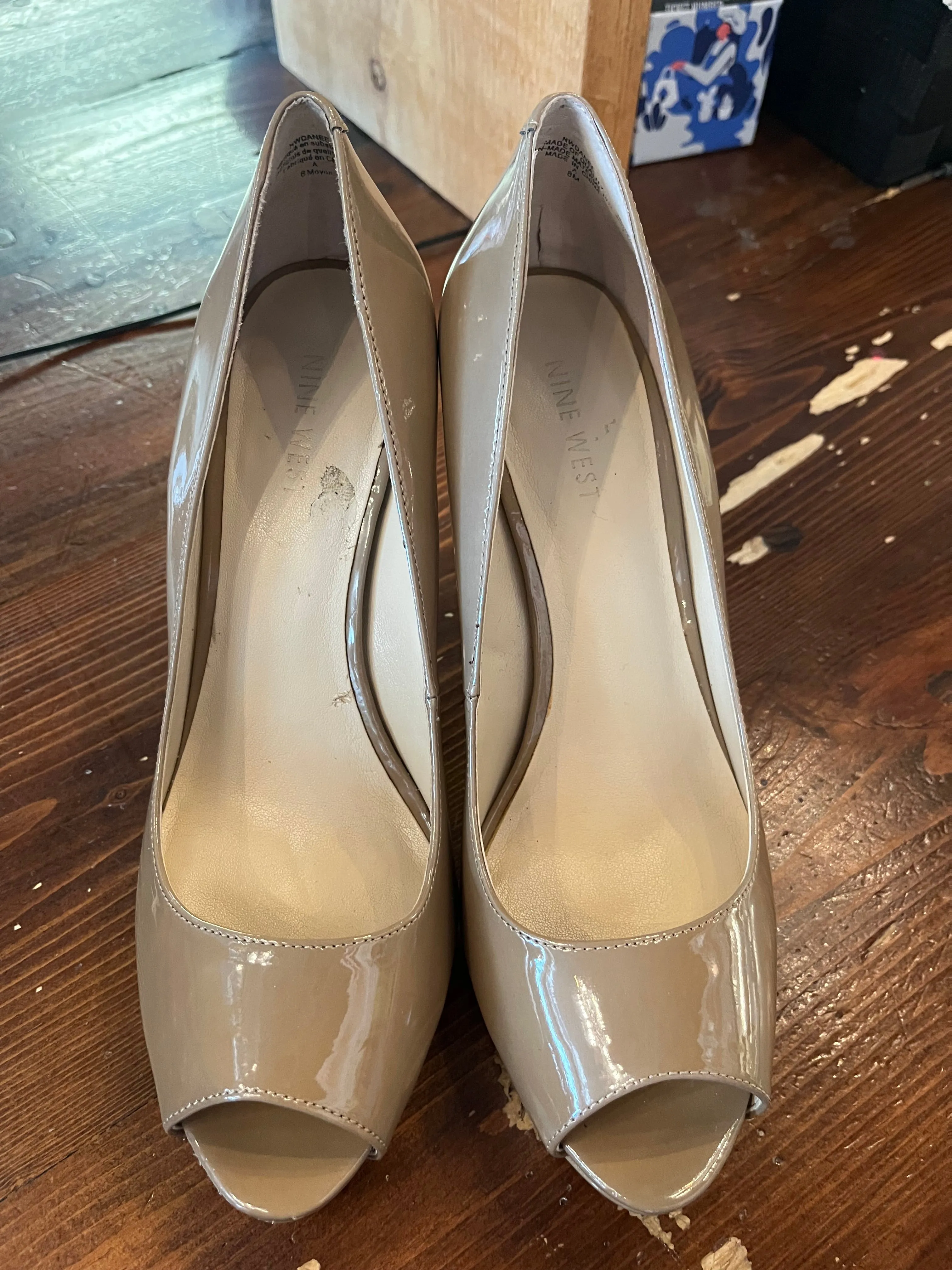 Nine West Beige Pumps (Size 8)