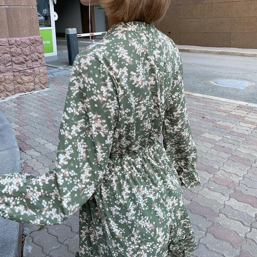 Swing Floral Wholesale Long Sleeve Maxi Dress