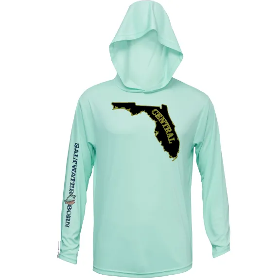 UCF Black and Gold Long Sleeve UPF 50  Dry-Fit Hoodie