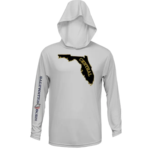 UCF Black and Gold Long Sleeve UPF 50  Dry-Fit Hoodie