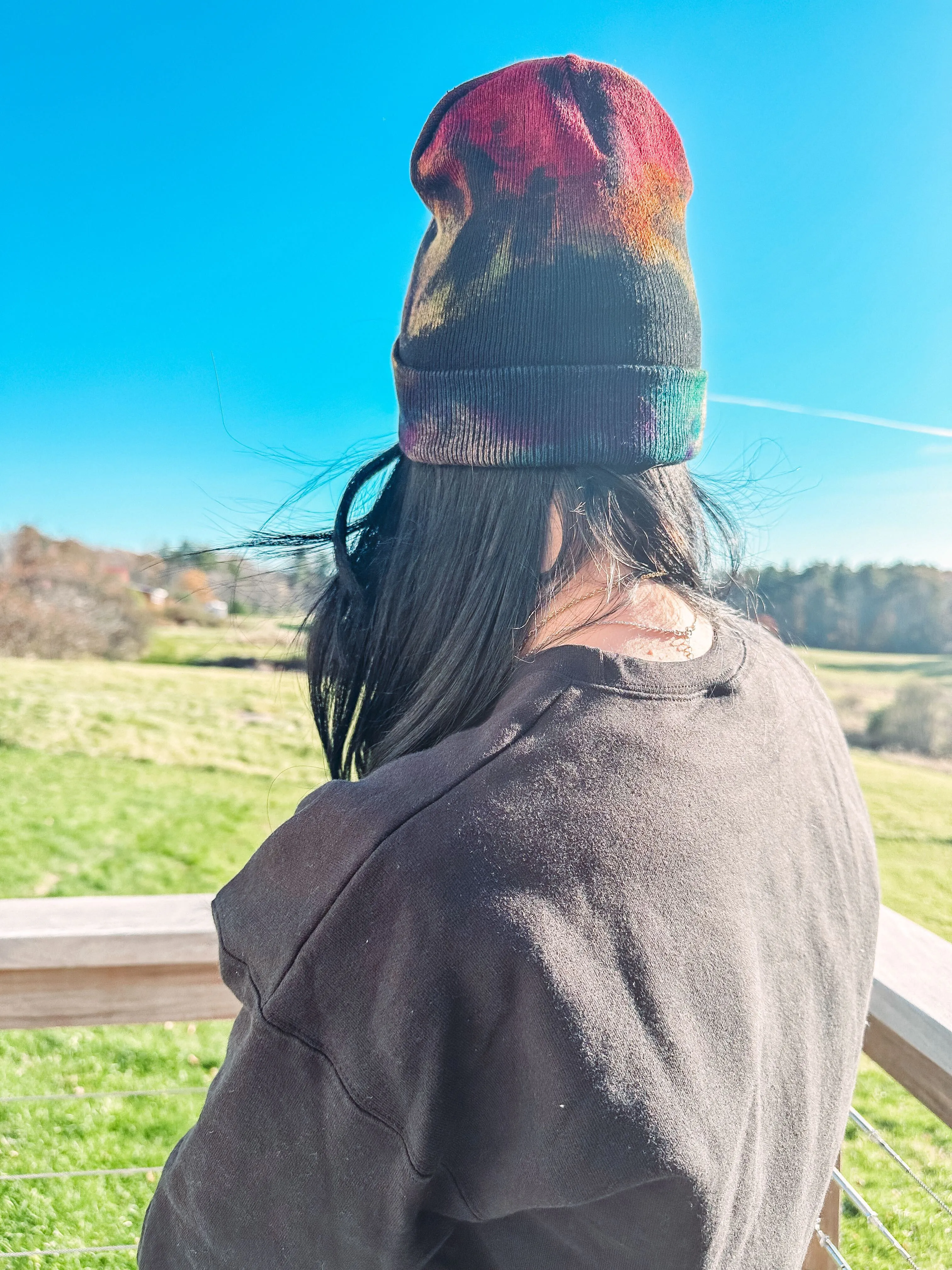 Unisex Tie Dyed Beanie